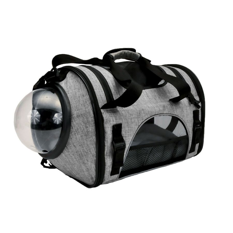 Cat carrier, heather grey, , large image number null